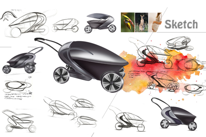 “新氧“智能儿童推车renjing草图 (2).jpg “新氧“智能儿童推车renjing草图 (2).jpg